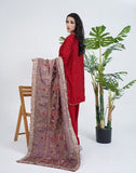 Silk dupatta (001RD)