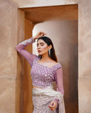 Mona Mauve Saree