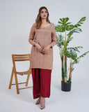 Rust gold Embroidery suite (002G)